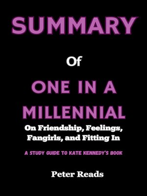 cover image of SUMMARY    of   ONE IN a MILLENNIAL